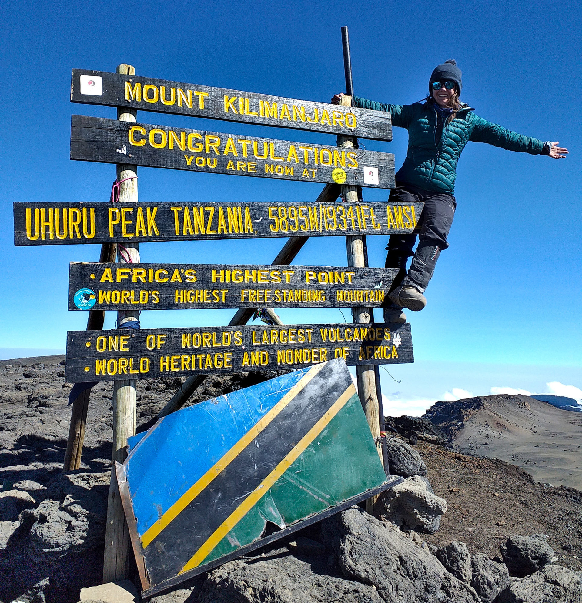 Kilimandżaro - szczyt Uhuru Peak 5895